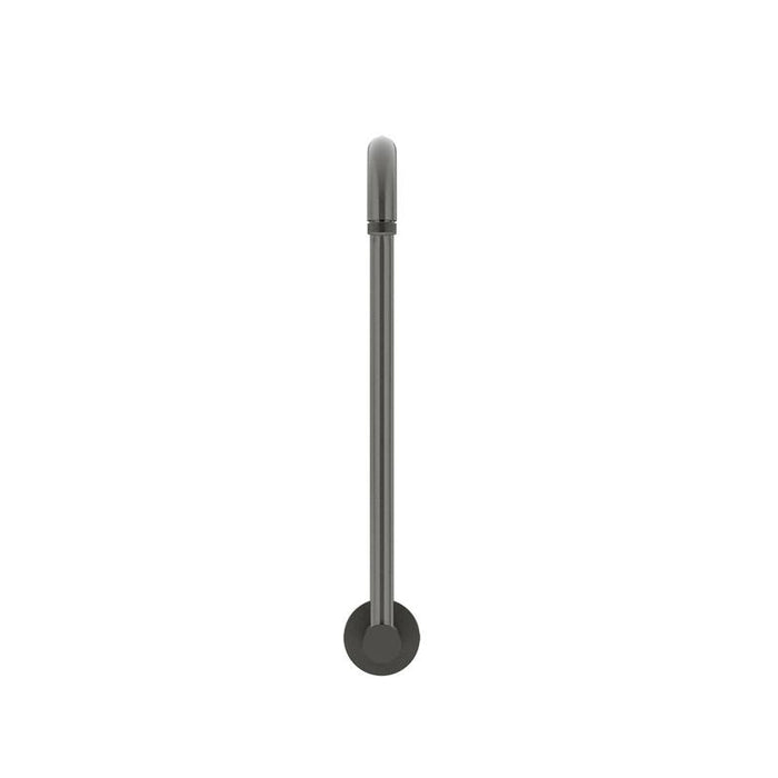 Meir High Rise Shower Arm - Shadow Gunmetal-blue-leaf-bathware