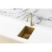 Meir Lavello Bar Sink - Single Bowl 382 x 272 - Brushed Bronze Gold-blue-leaf-bathware