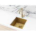 Meir Lavello Kitchen Sink - Single Bowl 380 x 440 - PVD Brushed Bronze Gold-blue-leaf-bathware