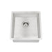 Meir Lavello Kitchen Sink - Single Bowl 450 x 450 - PVD Brushed Nickel-blue-leaf-bathware