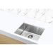 Meir Lavello Kitchen Sink - Single Bowl 450 x 450 - PVD Brushed Nickel-blue-leaf-bathware