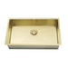 Meir Lavello Kitchen Sink - Single Bowl 760 x 440 - PVD Brushed Bronze Gold-blue-leaf-bathware