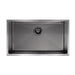 Meir Lavello Kitchen Sink - Single Bowl 760 x 440 - PVD Gunmetal Black-blue-leaf-bathware