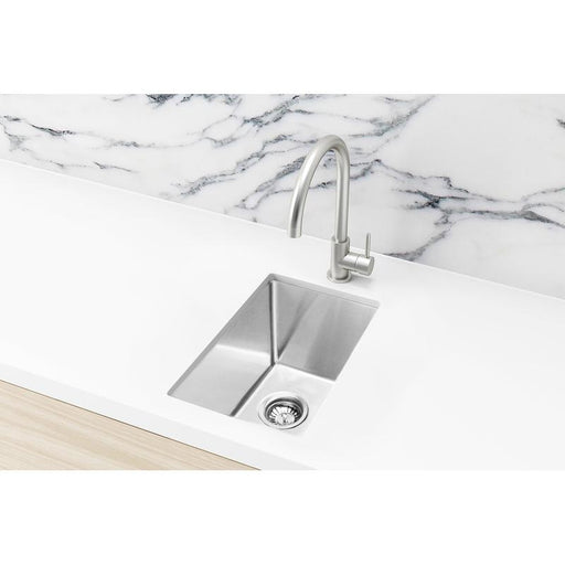 Meir Lavello Laundry Sink - Single Bowl 300 x 450 - Stainless Steel-blue-leaf-bathware