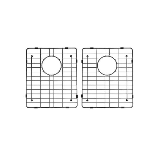 Meir Lavello Protection Grid for MKSP-D760440 (2pcs) - PVD Gunmetal Black-blue-leaf-bathware