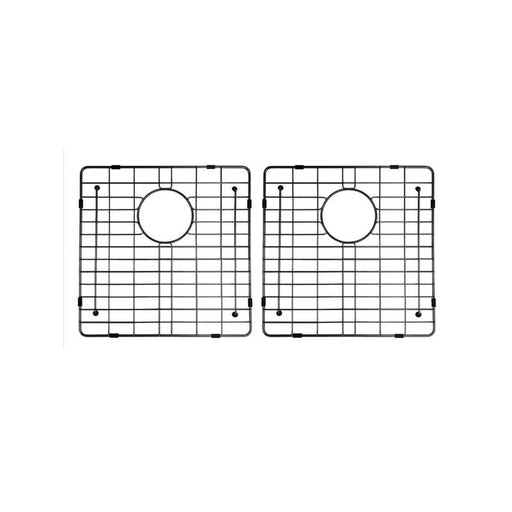 Meir Lavello Protection Grid for MKSP-D860440 (2pcs) - PVD Gunmetal Black-blue-leaf-bathware