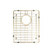 Meir Lavello Protection Grid for MKSP-S380440 - Brushed Bronze Gold-blue-leaf-bathware