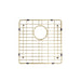 Meir Lavello Protection Grid for MKSP-S450450 - PVD Brushed Bronze Gold-blue-leaf-bathware