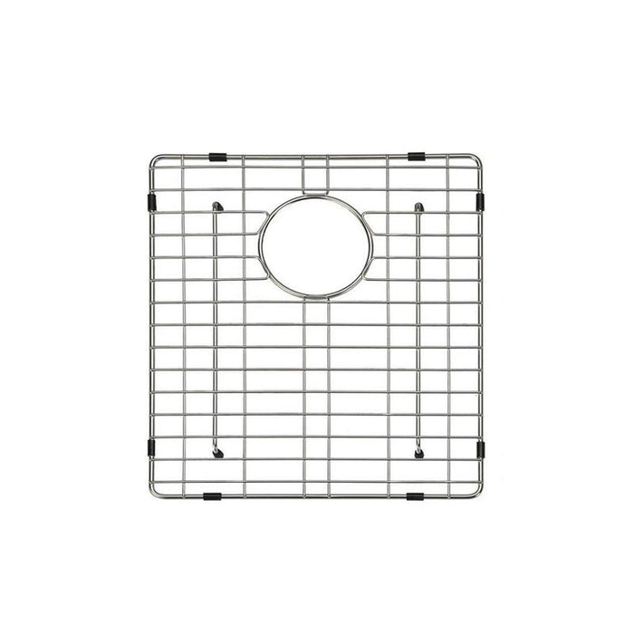 Meir Lavello Protection Grid for MKSP-S450450 - Polished Chrome-blue-leaf-bathware