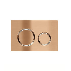 Meir Sigma 21 Dual Flush Plates to suit Geberit - Lustre Bronze