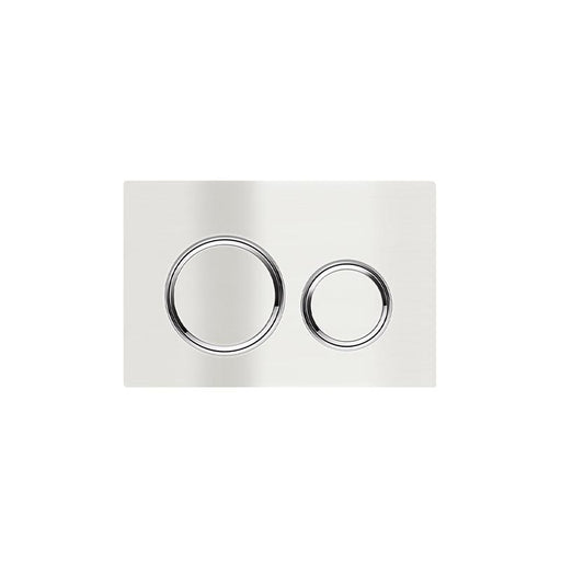 Meir Meir Sigma 21 Dual Flush Plates to suit Geberit - PVD Brushed Nickel-blue-leaf-bathware