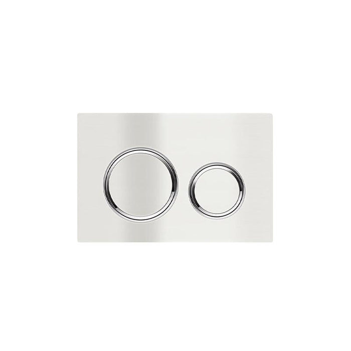 Meir Meir Sigma 21 Dual Flush Plates to suit Geberit - PVD Brushed Nickel-blue-leaf-bathware