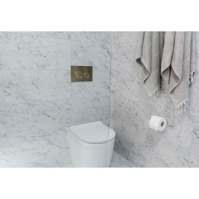 Meir Meir Sigma 21 Dual Flush Plates to suit Geberit - PVD Tiger Bronze-blue-leaf-bathware