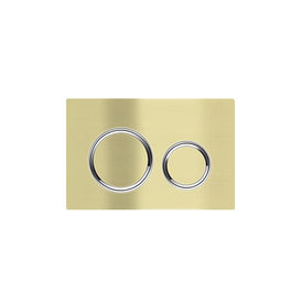 Meir Meir Sigma 21 Dual Flush Plates to suit Geberit - PVD Tiger Bronze-blue-leaf-bathware