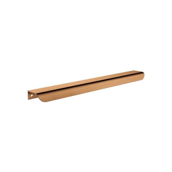 Meir Öppen Edge-Pull 300mm Cabinet Handle (Brushed) - Lustre Bronze-blue-leaf-bathware