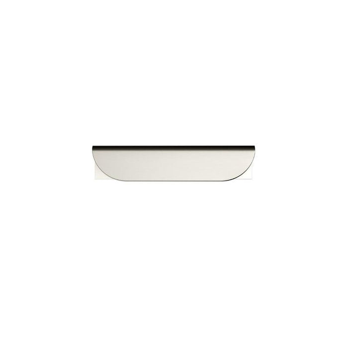 Meir Öppen Edge-Pull 75mm Cabinet Handle (Brushed) - PVD Brushed Nickel-blue-leaf-bathware