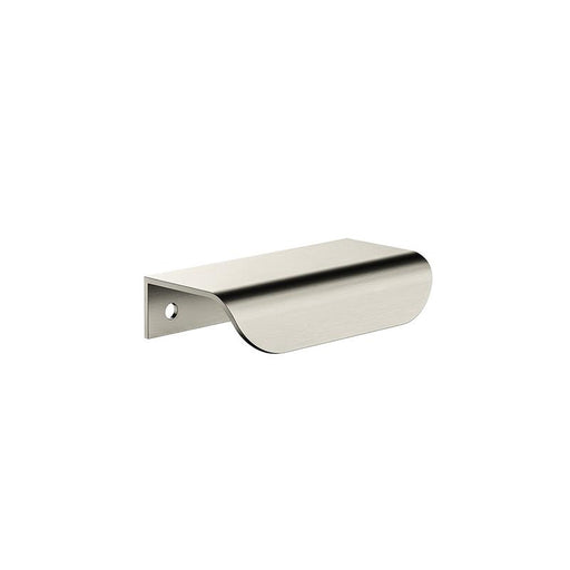 Meir Öppen Edge-Pull 75mm Cabinet Handle (Brushed) - PVD Brushed Nickel-blue-leaf-bathware