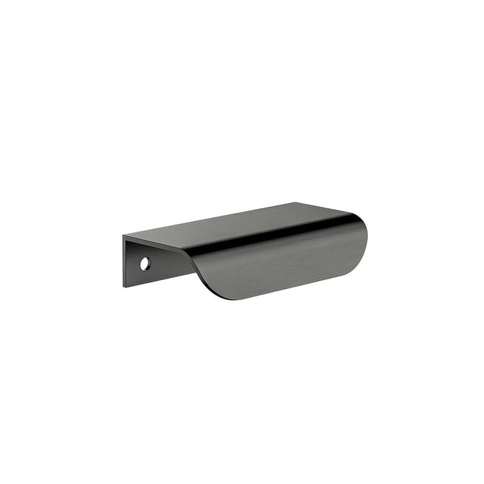 Meir Öppen Edge-Pull 75mm Cabinet Handle (Brushed) - Shadow Gunmetal-blue-leaf-bathware