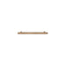 Meir Öppen Round Pull 200mm Cabinet Handle (Linear Knurled) - Lustre Bronze-blue-leaf-bathware