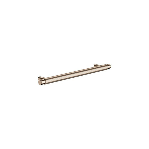 Meir Öppen Round Pull 200mm Cabinet Handle (Linear Knurled) - PVD Champagne-blue-leaf-bathware