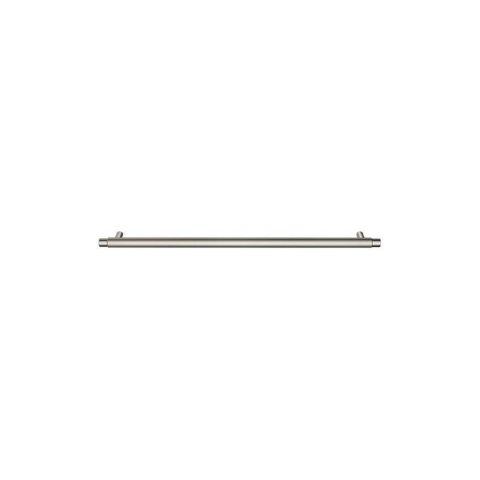 Meir Öppen Round Pull 328mm Cabinet Handle (Linear Knurled) - PVD Brushed Nickel-blue-leaf-bathware