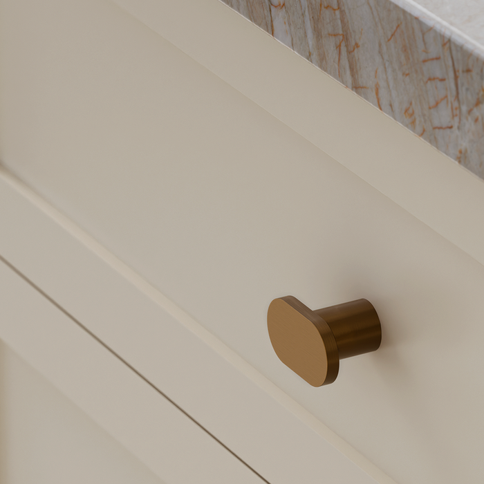 Meir Öppen T-Pull Cabinet Handle (Brushed) - Lustre Bronze-blue-leaf-bathware