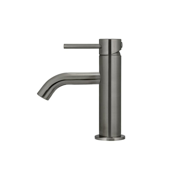 Meir Piccola Basin Mixer Tap - Shadow Gunmetal-blue-leaf-bathware