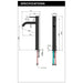 Meir Piccola Tall Basin Mixer Tap With 130mm Spout - Lustre Bronze-blue-leaf-bathware