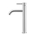 Meir Piccola Tall Basin Mixer Tap with 130mm Spout - Polished Chrome-blue-leaf-bathware