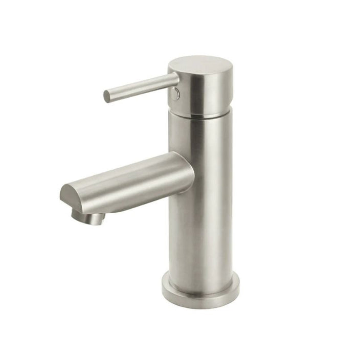 Meir Round Basin Mixer - Brushed Nickel-MB02-PVDBN-blue-leaf-bathware