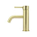 Meir Round Basin Mixer Curved - PVD Tiger Bronze-blue-leaf-bathware