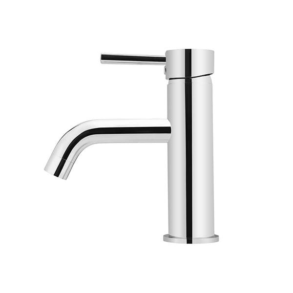 Meir Round Basin Mixer Curved Spout - Chrome-MB03-C-blue-leaf-bathware