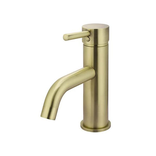 Meir Round Basin Mixer Curved Spout - Tiger Bronze-MB03-PVDBB-blue-leaf-bathware