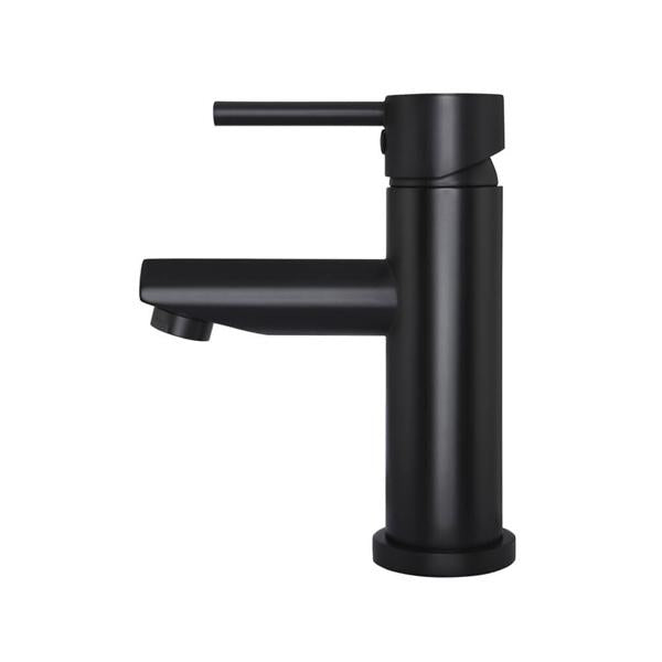 Meir Round Basin Mixer - Matte Black-MB02-blue-leaf-bathware