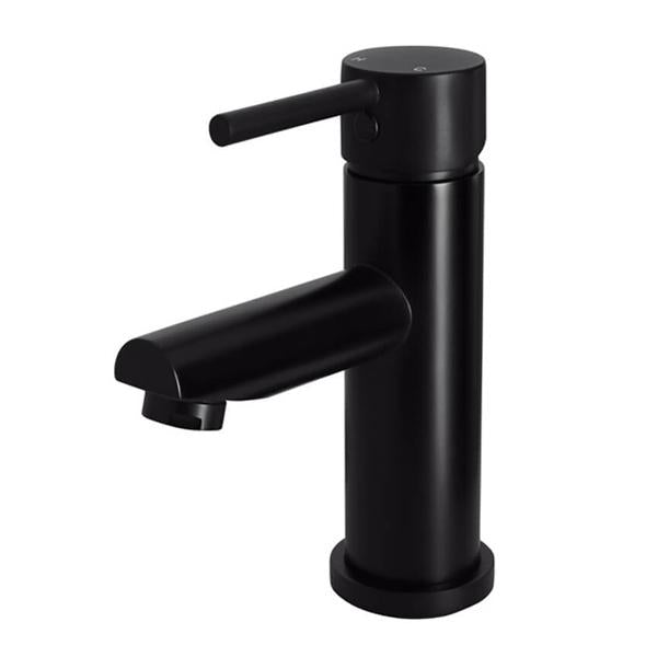 Meir Round Basin Mixer - Matte Black-MB02-blue-leaf-bathware