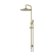 Meir Round Combination Shower Rail 300mm Rose & Hand Shower - Tiger Bronze-MZ0706-R-PVDBB-blue-leaf-bathware