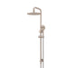 Meir Round Combination Shower Rail 300mm Rose, Three Function Hand Shower - Champagne-blue-leaf-bathware