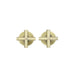 Meir Round Cross Handle Jumper Valve Wall Top Assemblies - PVD Tiger Bronze-blue-leaf-bathware
