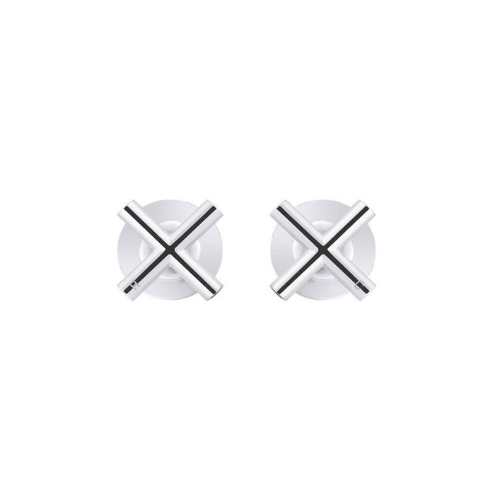 Meir Round Cross Handle Jumper Valve Wall Top Assemblies - Polished Chrome-blue-leaf-bathware