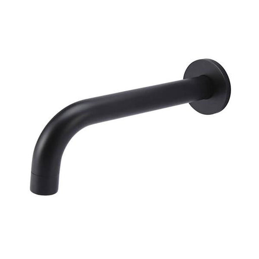 Meir Round Curved Spout 200mm - Matte Black-MS05-blue-leaf-bathware