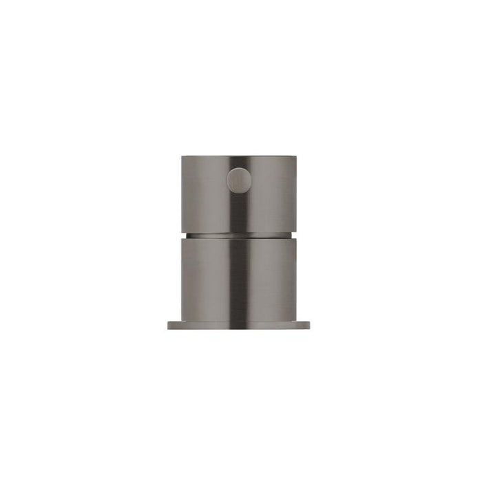 Meir Round Deck Mounted Mixer - Shadow Gunmetal-blue-leaf-bathware