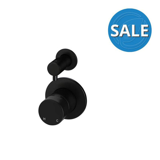 Meir Round Diverter Mixer Pinless Handle -Matte Black-blue-leaf-bathware