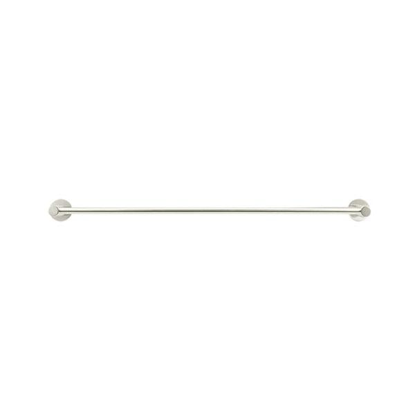 Meir Round Double Towel Rail 600mm - Brushed Nickel-MR01-R-PVDBN-blue-leaf-bathware