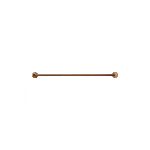 Meir Round Double Towel Rail 600mm - Lustre Bronze-MR01-R-PVDBZ-blue-leaf-bathware