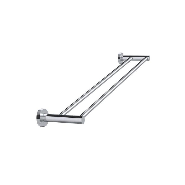 Meir Round Double Towel Rail 600mm - Polished Chrome-blue-leaf-bathware