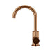 Meir Round Gooseneck Basin Mixer With Cold Start - Lustre Bronze-MB17-PVDBZ-blue-leaf-bathware