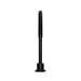 Meir Round Gooseneck High-Rise Swivel Hob Spout - Matte Black-blue-leaf-bathware