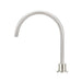 Meir Round Gooseneck High-Rise Swivel Hob Spout - PVD Brushed Nickel-blue-leaf-bathware