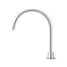 Meir Round Gooseneck High-Rise Swivel Hob Spout - Polished Chrome-blue-leaf-bathware