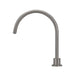 Meir Round Gooseneck High-Rise Swivel Hob Spout - Shadow Gunmetal-blue-leaf-bathware